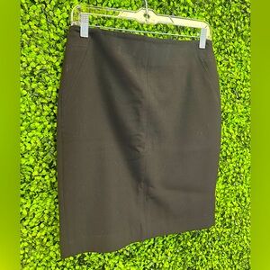 LOFT Black Pencil Skirt Size 8 Petite